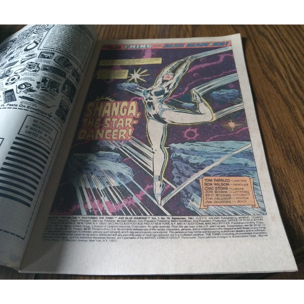 Marvel Two-In-One #79 (September 1981 Marvel Comics)